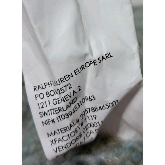 Club Monaco Sweater Women's XXS Oversized Blue Ombre Italian Yarn Wool Alpaca - Picture 9 of 11